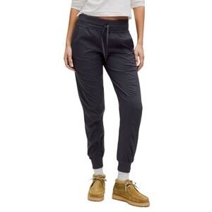 LULULEMON Dance Studio Mid-Rise Jogger Black Pants Sz 2 Athletic Casual Workout